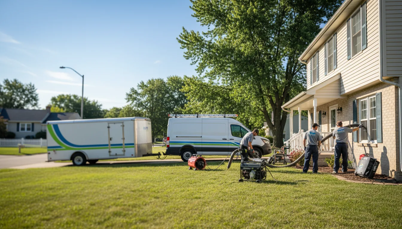 Flooded Basement Restoration And Cleanup With Repair in Oelwein, IA near me
